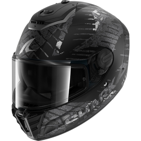 Casque Shark Spartan RS Reptaia Noir Anthracite Mat