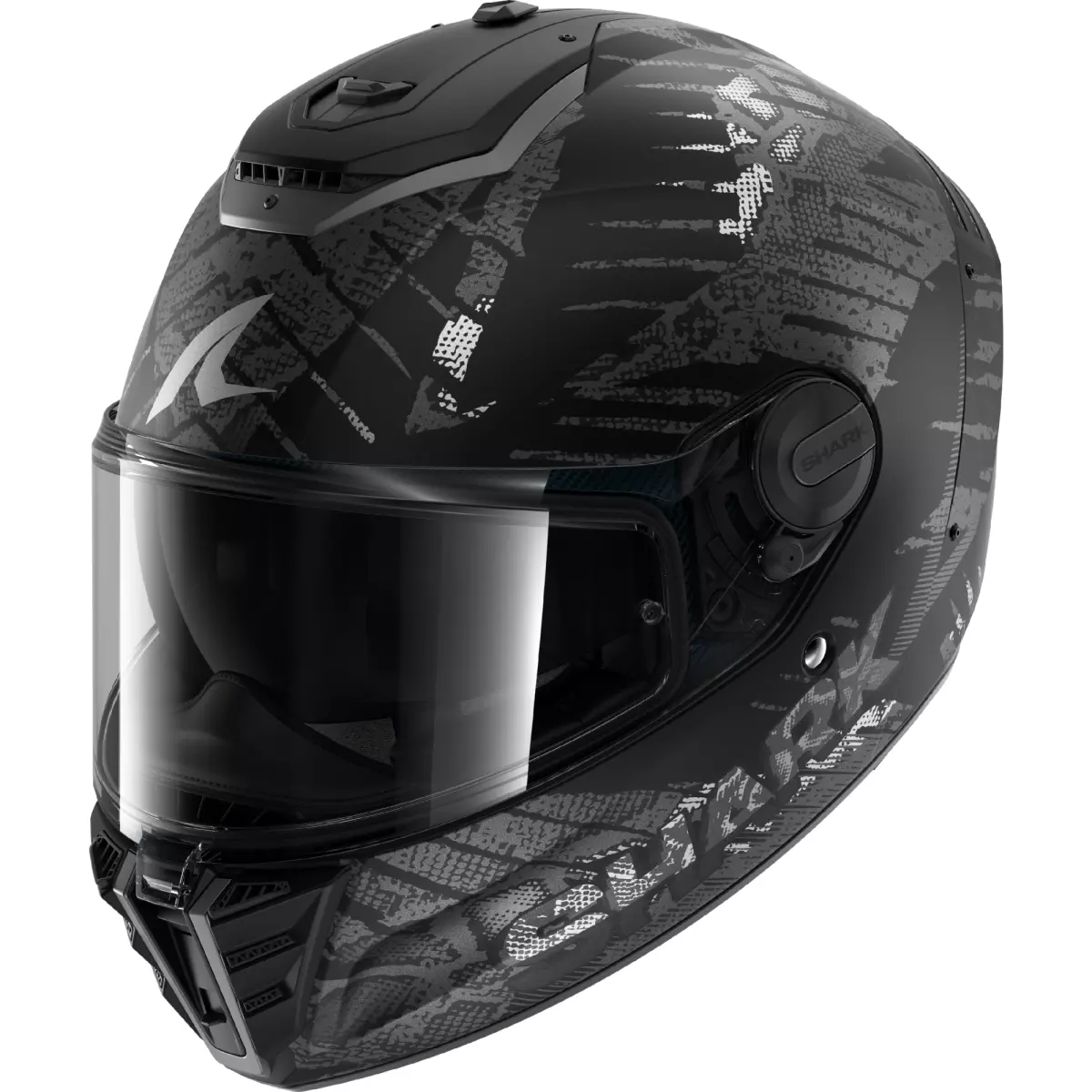 Casque Shark Spartan RS Reptaia Noir Anthracite Mat