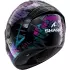 Casque Shark Spartan RS Reptaia Noir Bleu Violet