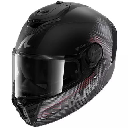 Casque Shark Spartan RS SP Lyne Noir Anthracite Rouge