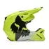 Casque Cross Fox V1 Shield Flo Jaune Noir.