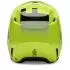 Casque Cross Fox V1 Shield Flo Jaune Noir.