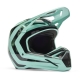 Casque Cross Fox V1 Kairos Turquoise Noir