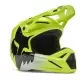 Casque Cross Fox V1 Shield Flo Jaune Noir.