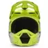 Casque Cross Fox V1 Shield Flo Jaune Noir.