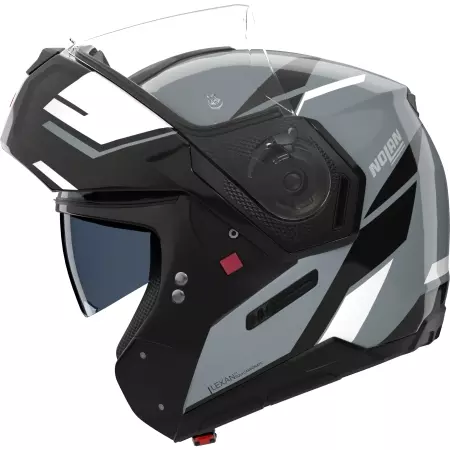 Casque Nolan N90-3 06 Sincrono 352 Gris Noir Blanc