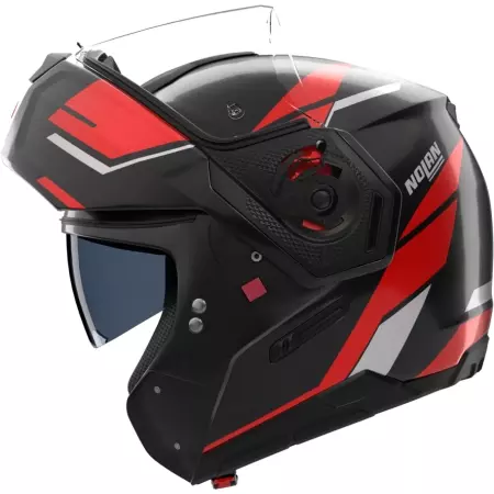 Casque Nolan N90-3 06 Sincrono 350 Noir Rouge Blanc