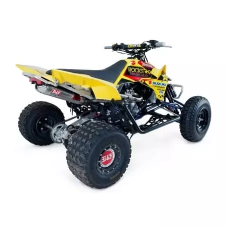 Ligne complète Yohsimura USA RS5 alu/acier Pour Suzuki LT-R450 - Echappement moto YOSHIMURA