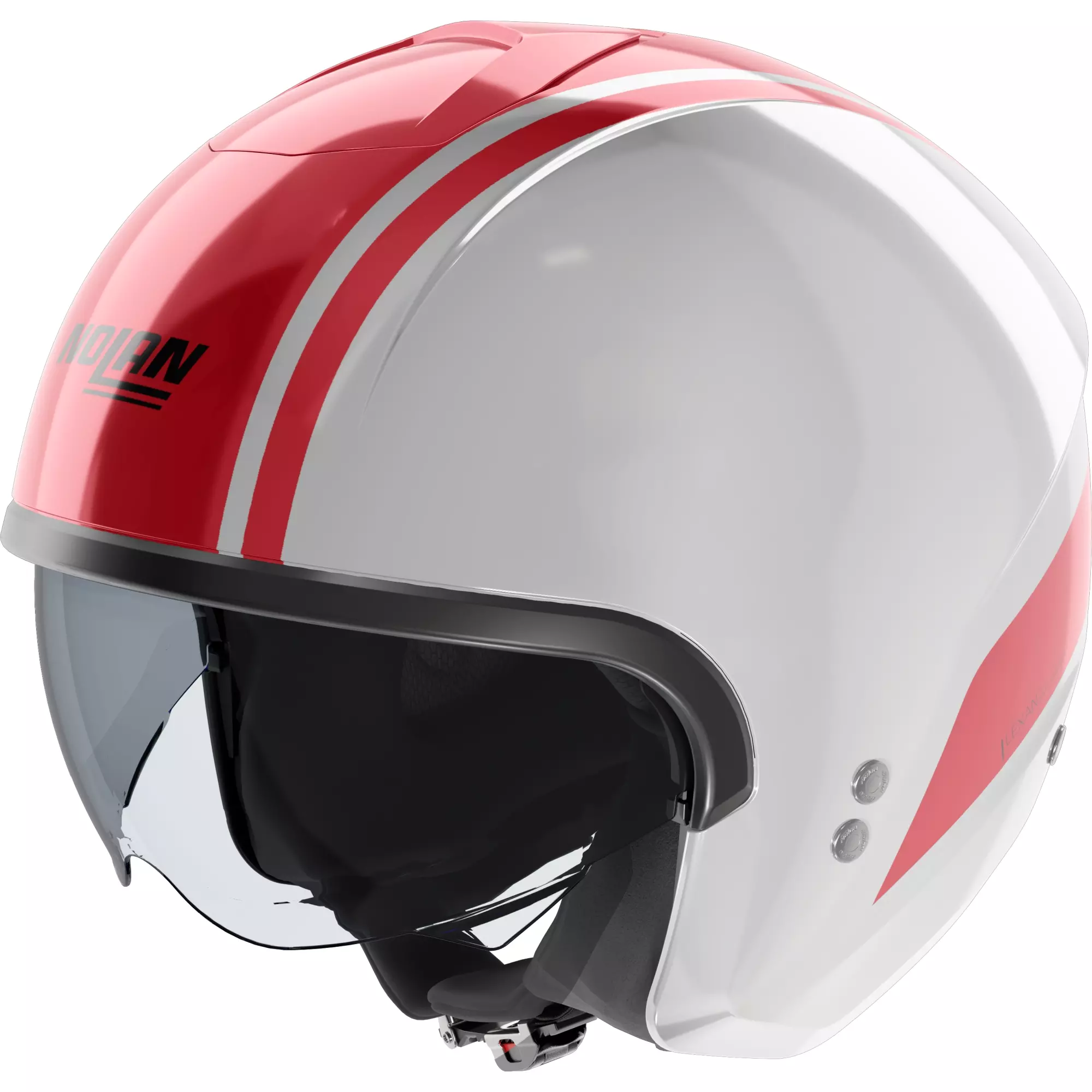 Casque Nolan N20-2 Dolce Vita 347 Blanc Rouge