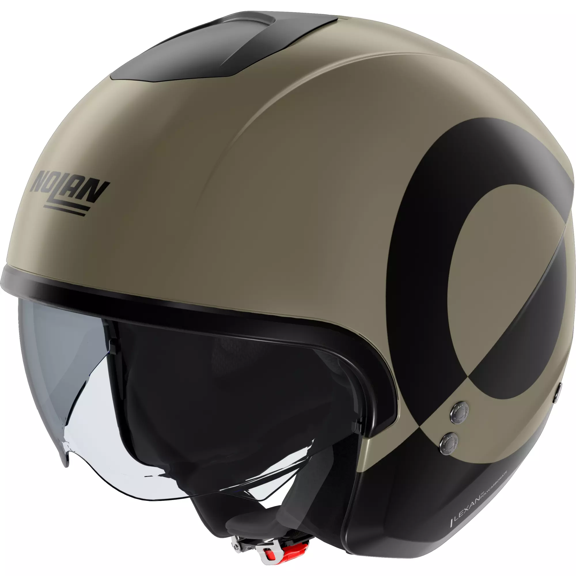 Casque Nolan N20-2 ViceVersa 343 Pietra Noir Kaki