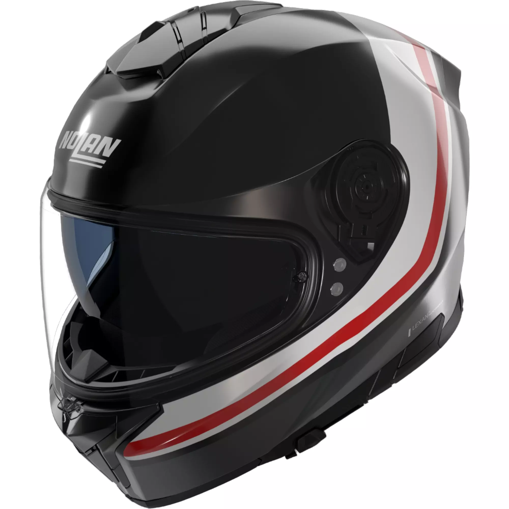 Casque Nolan N80-8 Incline 353 Noir Gris Blanc