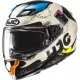 Casque HJC F71 Faco MC28 Beige Noir Bleu