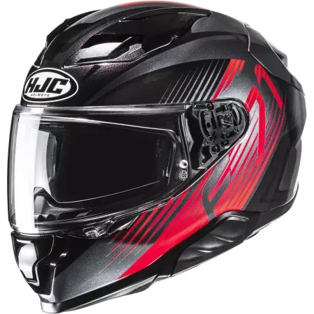 Casque HJC F71 Catos MC1 Noir Rouge