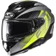 Casque HJC F71 Catos MC3H Gris Noir Jaune