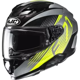 Casque HJC F71 Catos MC3H Gris Noir Jaune