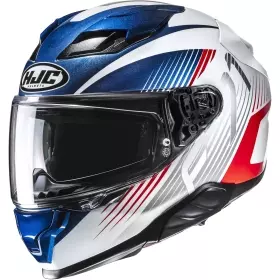 Casque HJC F71 Catos MC21 Bleu Blanc Rouge