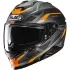 Casque HJC I71 Zest MC7SF Noir Orange