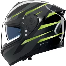 Casque Nolan N80-8 Fervo 354 Noir Gris Vert