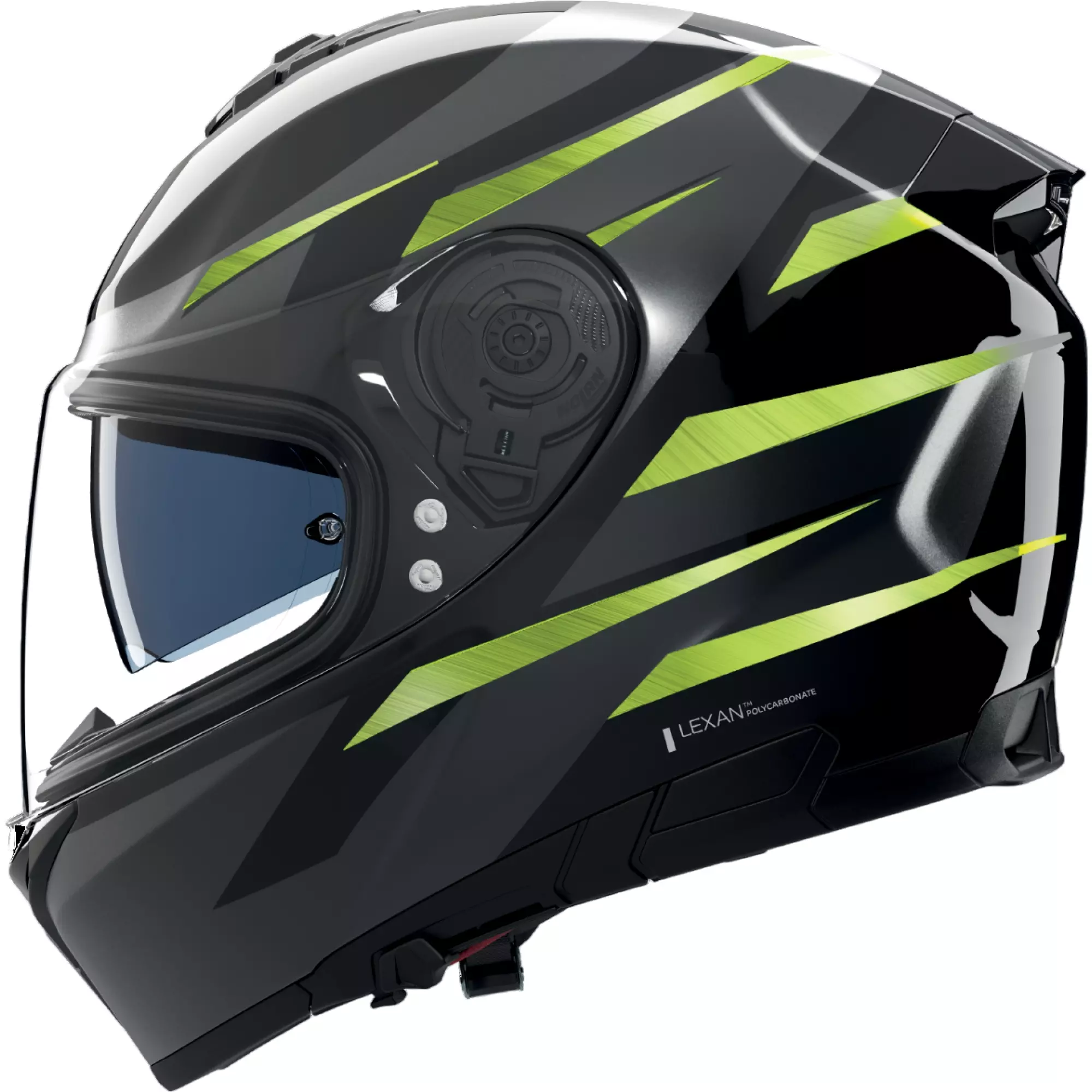 Casque Nolan N80-8 Fervo 354 Noir Gris Vert