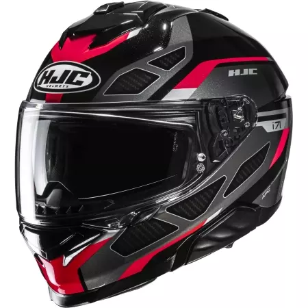 Casque HJC I71 Zest MC1 Noir Rouge