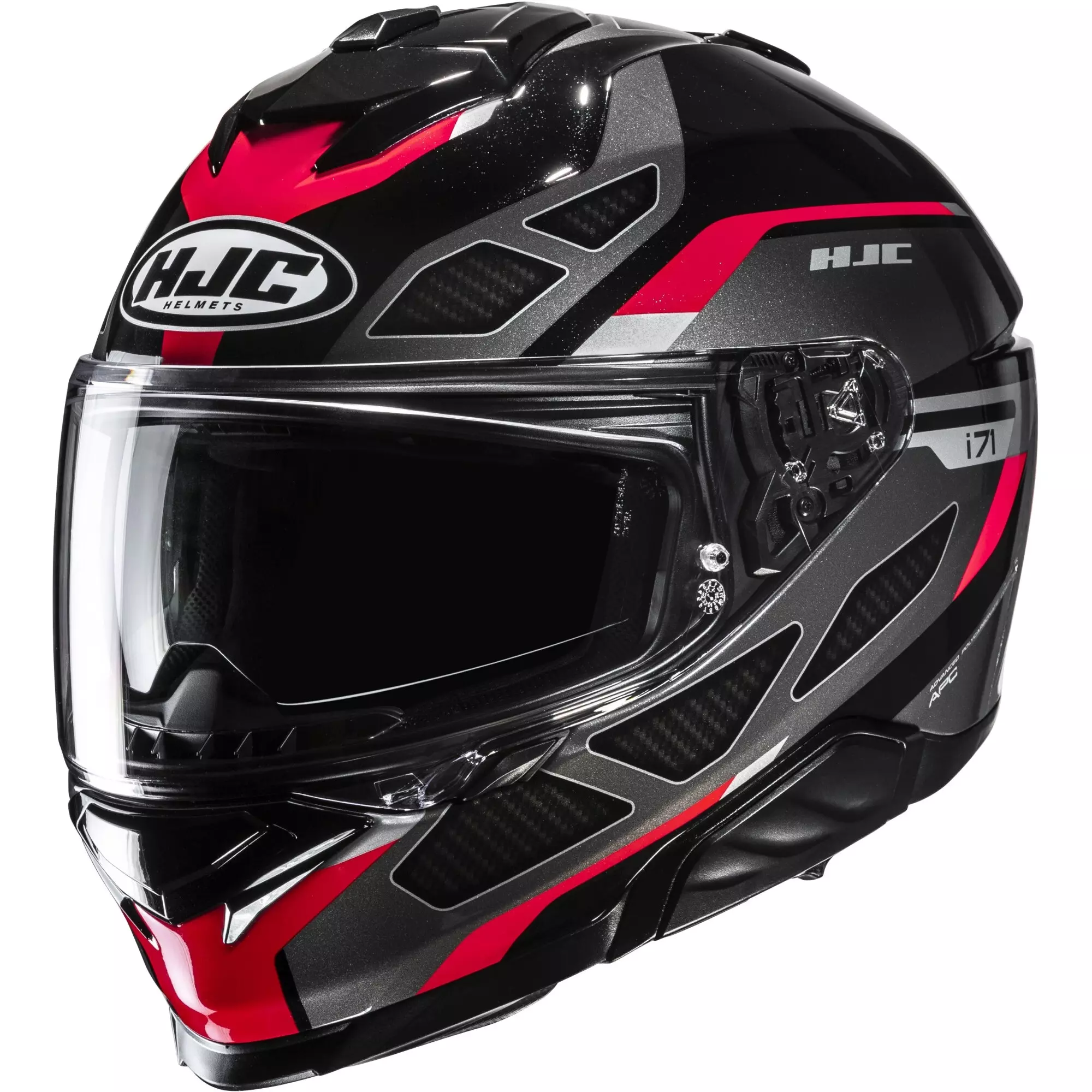 Casque HJC I71 Zest MC1 Noir Rouge