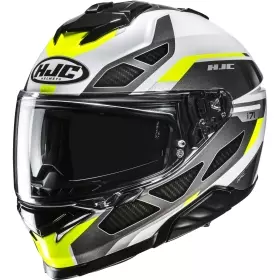 Casque HJC I71 Zest MC3H Noir Blanc Jaune