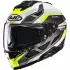 Casque HJC I71 Zest MC3H Noir Blanc Jaune