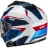 Casque HJC I71 Zest MC21 Bleu Blanc Rouge