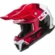 Casque Cross HJC C50 Primal MC1 Rouge Noir Blanc