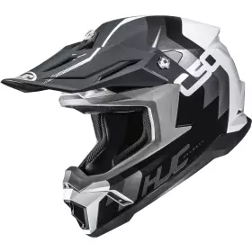 Casque Cross HJC C50 Primal MC5 Noir Gris Blanc