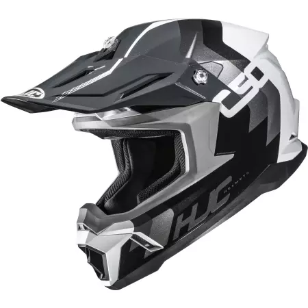 Casque Cross HJC C50 Primal MC5 Noir Gris Blanc