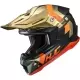 Casque Cross HJC C50 Primal MC6HSF Or Noir Orange