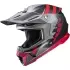 Casque Cross HJC C50 Mirage MC1SF Gris Noir Rouge