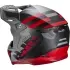 Casque Cross HJC C50 Mirage MC1SF Gris Noir Rouge