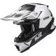 Casque Cross HJC C50 Slide MC10SF Noir Blanc