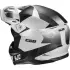 Casque Cross HJC C50 Slide MC10SF Noir Blanc