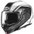 Casque HJC F100 Reff MC1 Noir Gris Blanc