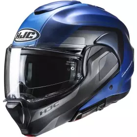 Casque HJC F100 Reff MC2SF Bleu Noir