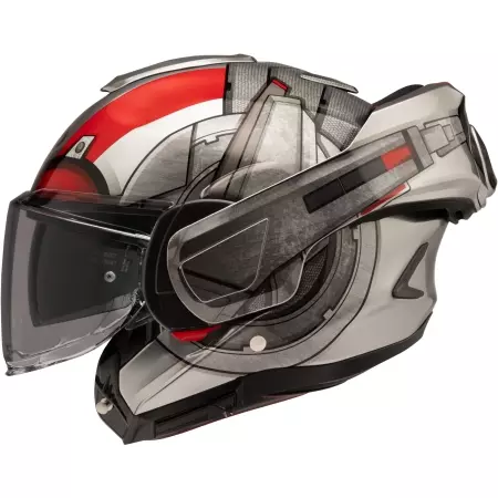 Casque HJC F100 Antman Marvel MC1 Beige Rouge