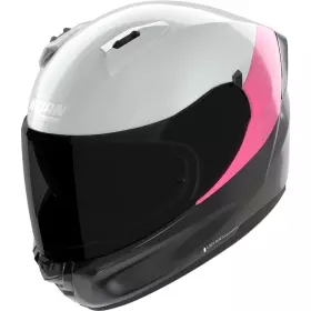 Casque Nolan N60-6 Verniciatura Speciale Noir Rose Blanc