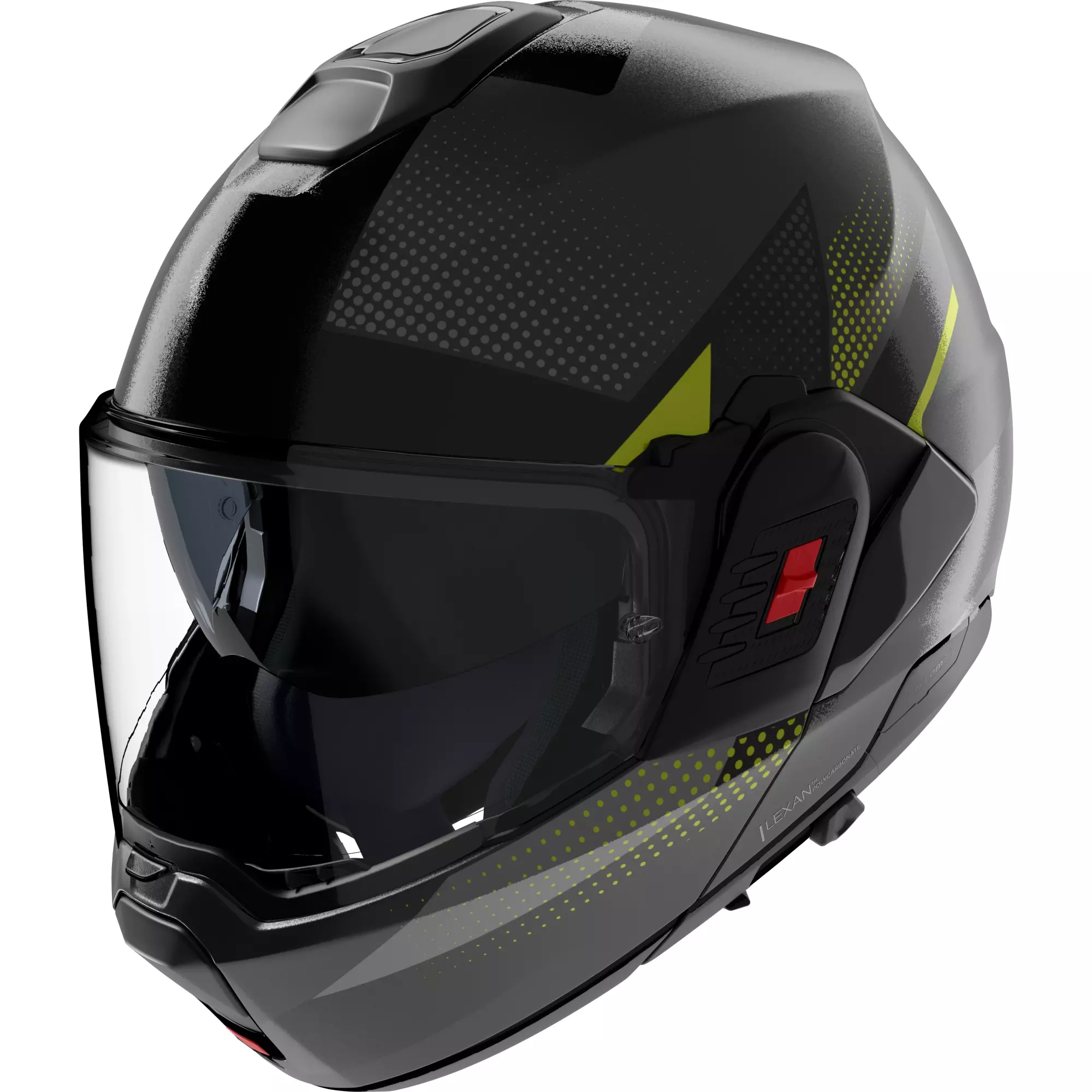 Casque Nolan N120-1 Ciclone Gris Noir Vert