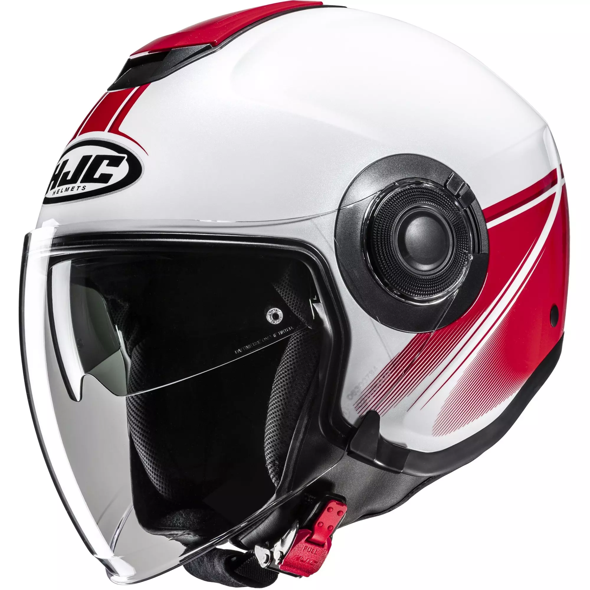 Casque HJC I40N Vision MC1 Blanc Rouge