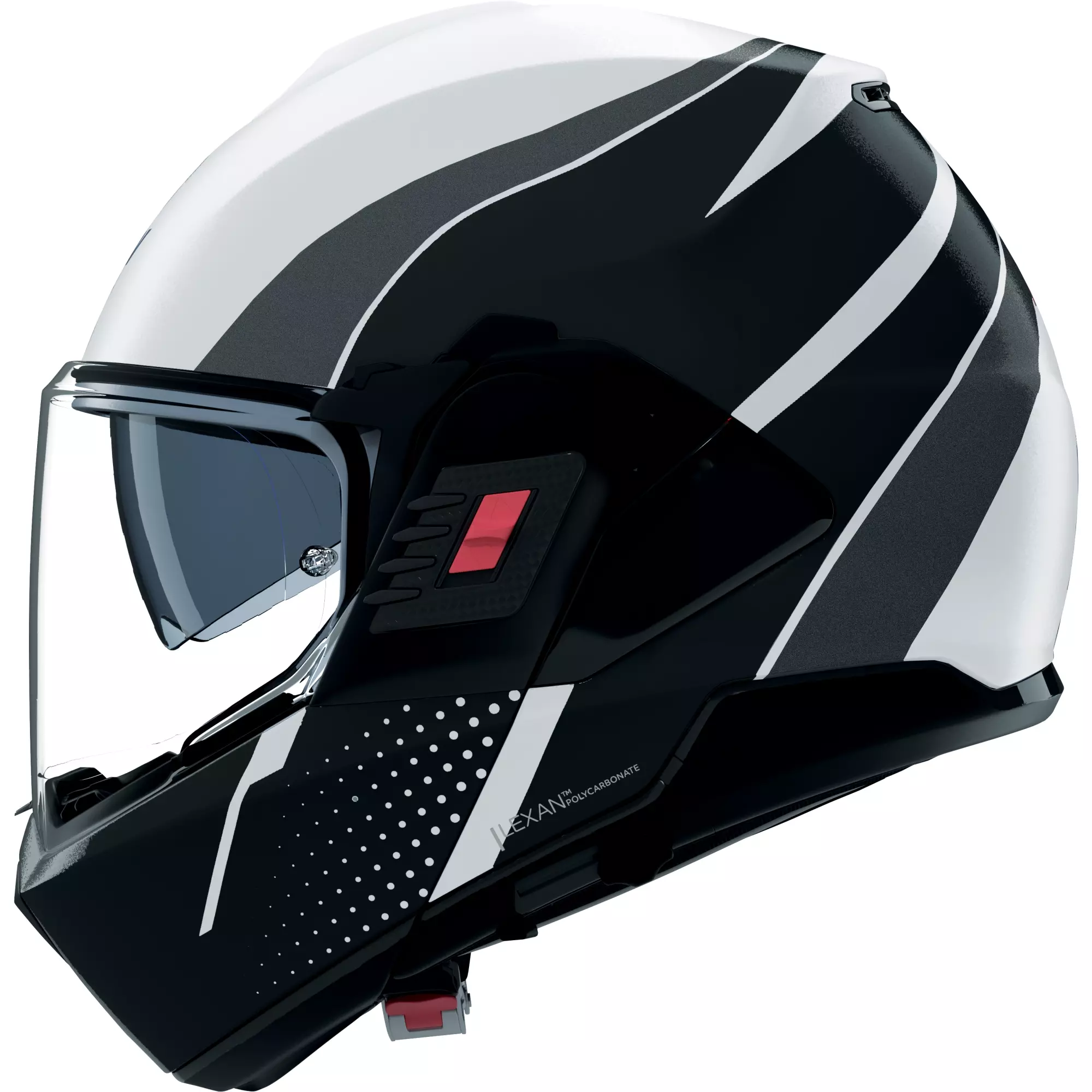 Casque Nolan N120-1 Fluente Blanc Noir Gris