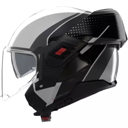 Casque Nolan N120-1 Fluente Blanc Noir Gris