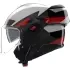 Casque Nolan N120-1 Ciclone Blanc Noir Rouge