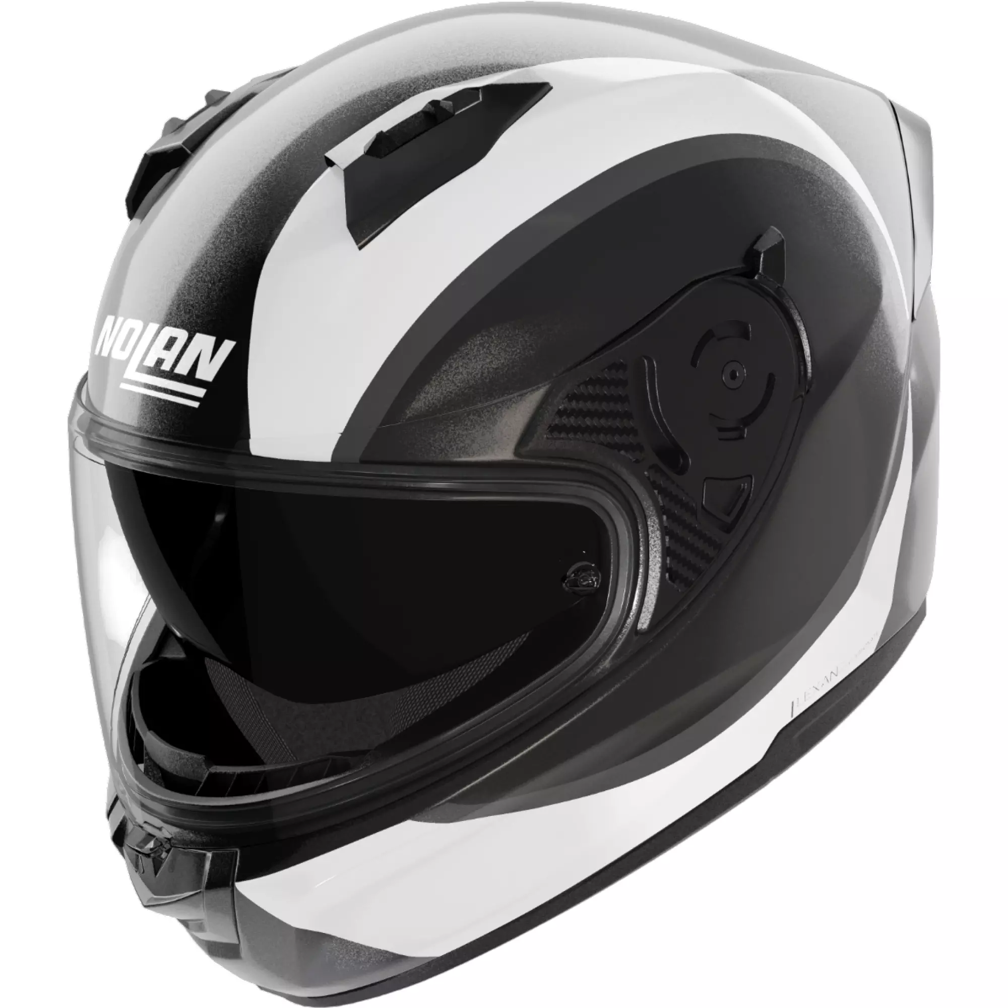 Casque Nolan N60-6 Bifase Noir Blanc