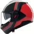 Casque Nolan N120-1 Lineo Noir Rouge Gris