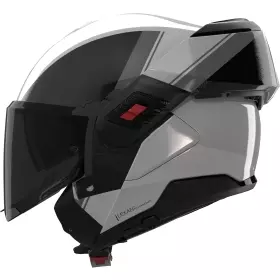 Casque Nolan N120-1 Verniciatura Speciale Gris Clair Noir