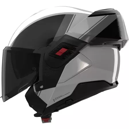 Casque Nolan N120-1 Verniciatura Speciale Gris Clair Noir