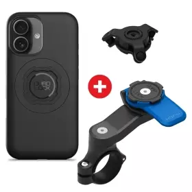 Pack Quad Lock Coque iPhone 17 + Réducteur de Vibration + Support Guidon